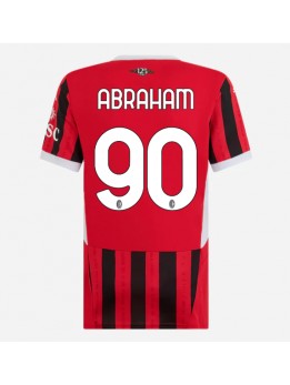 Billige AC Milan Tammy Abraham #90 Hjemmedrakt Dame 2024-25 Kortermet